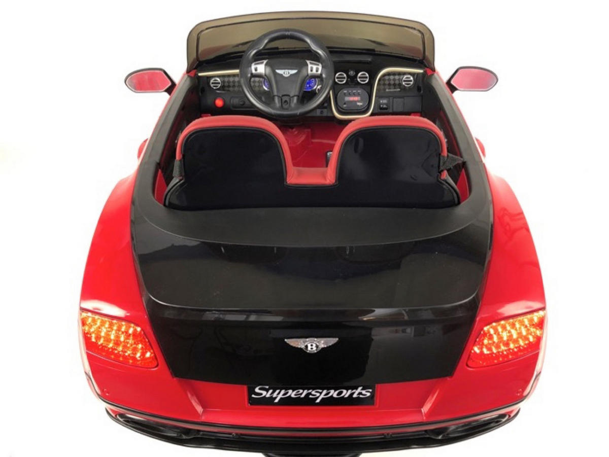 KINDER ELEKTROAUTO Bentley Supersports Rot - Rot, Kunststoff (132/87/55cm) - TPFLiving