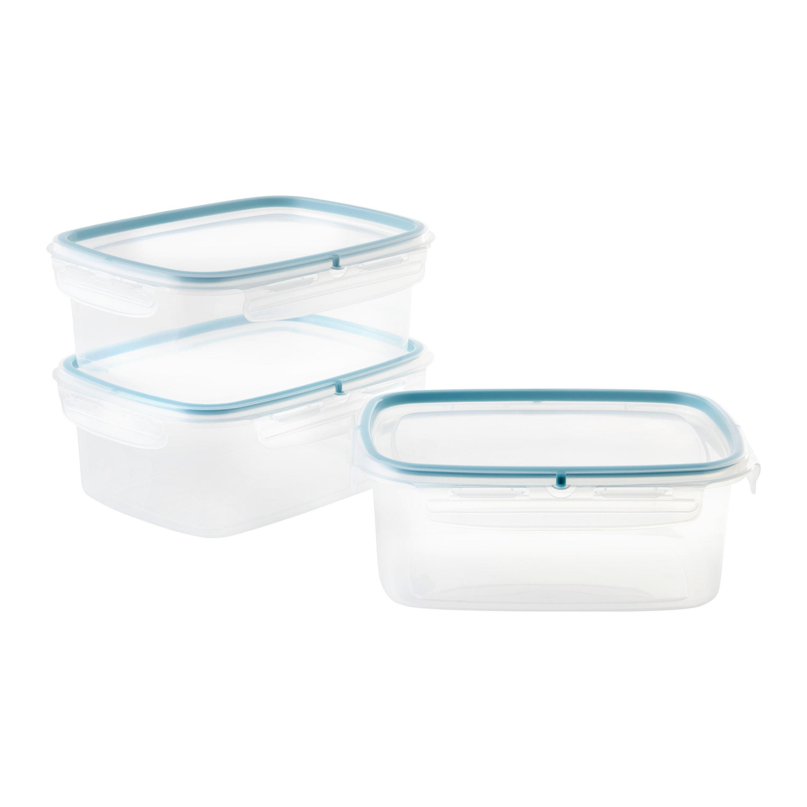 Mömax Frischhaltedosenset Pastellblau 17.7x13x22.5 cm