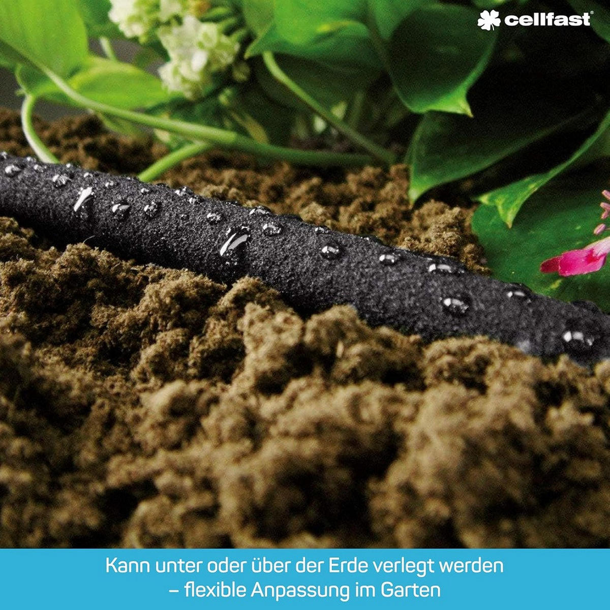 PERLSCHLAUCH DRIP 1/2" 15 m - Transparent, Kunststoff (1500cm) - Cellfast