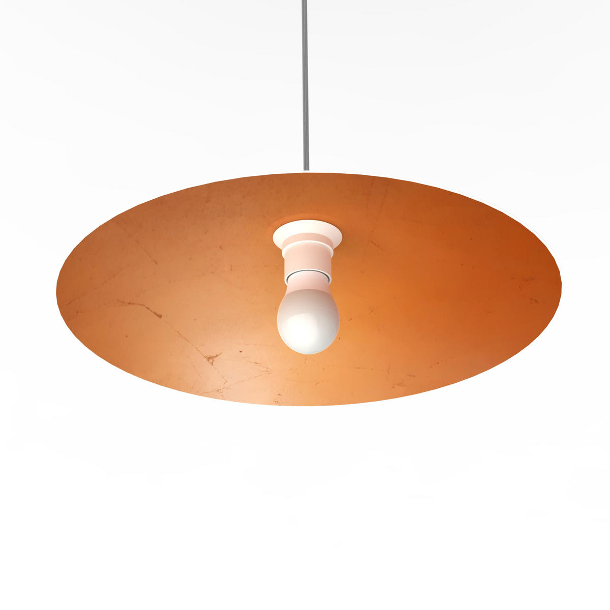 HÄNGELEUCHTE - Kupferfarben, Metall (40/40/10cm) - Lumicom