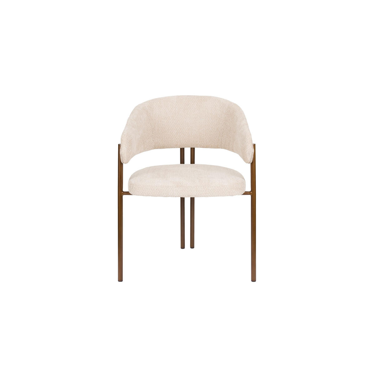 ESSZIMMERSTUHL Naida Beige - 2 er Set - Beige, Holzwerkstoff (56.5/78.5/58.5cm) - Dutchbone