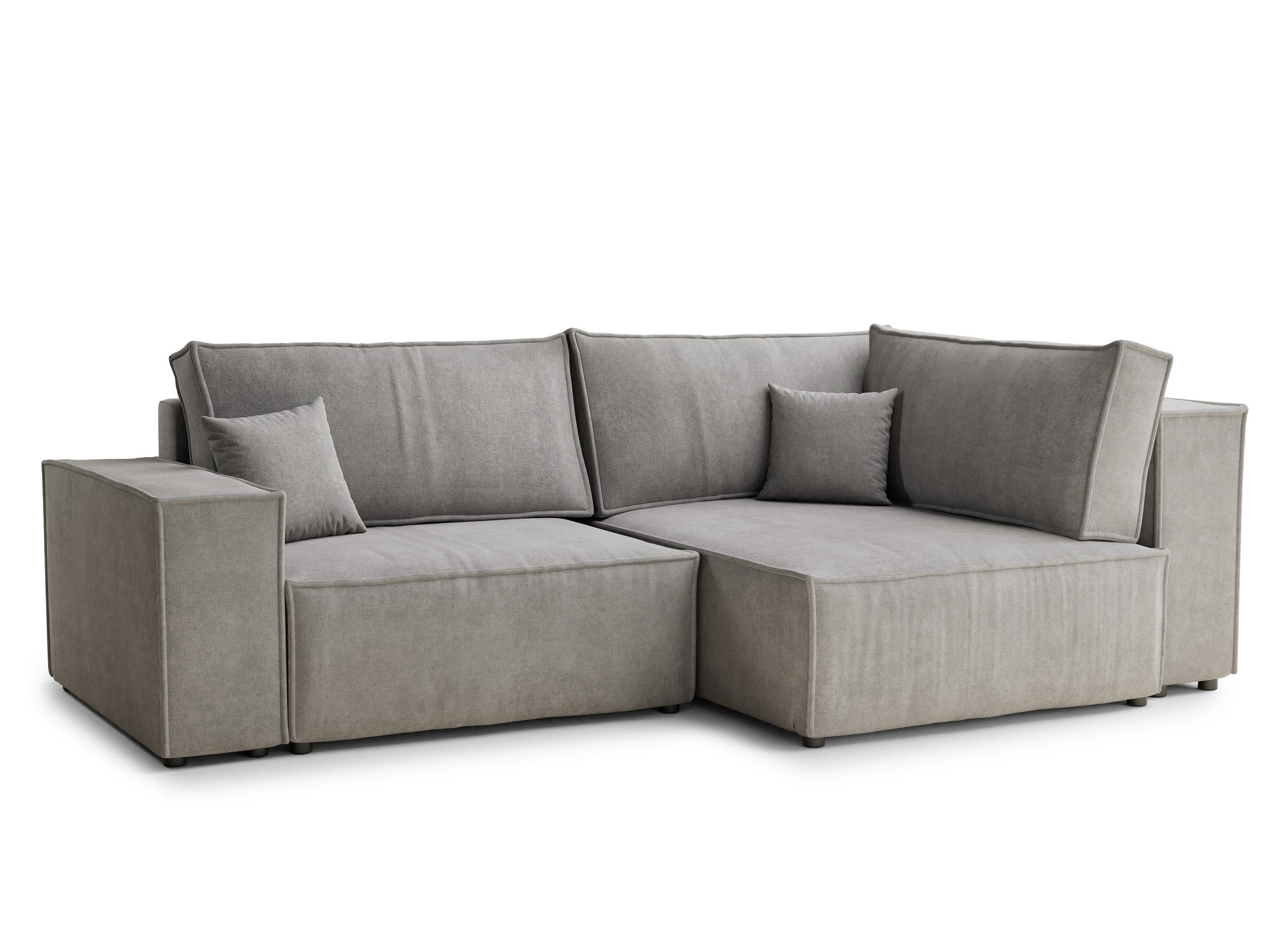 Maison de Reve Ecksofa Hellgrau 253x105 cm