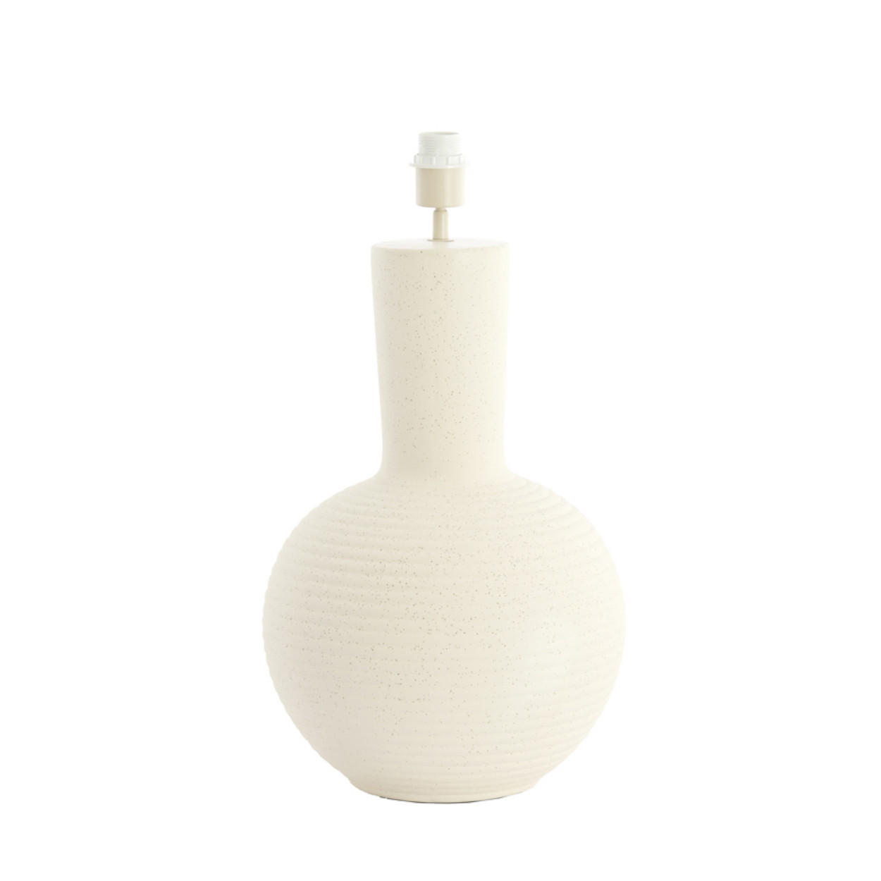 LAMPENFUSS Ulloa - Weiß - 34/34/62 cm - Weiß, Keramik (34/34/62cm) - Light & Living