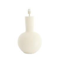LAMPENFUSS Ulloa - Weiß - 34/34/62 cm - Weiß, Keramik (34/34/62cm) - Light & Living