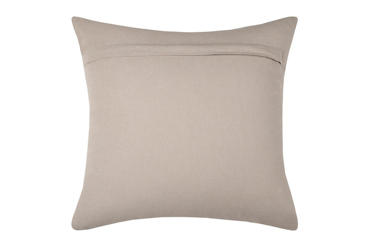 DEKOKISSEN 100% Baumwolle Megeve 40/40/2 cm - Beige, Naturmaterialien (40/40cm) - STOF