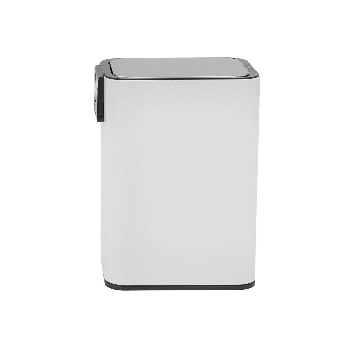 SENSORMÜLLEIMER SE13L - Weiß, Metall (21/40/29cm) - SVITA