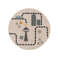 KINDERTEPPICH Kin - Beige, Kunststoff (120/1cm) - KUNSTLOFT