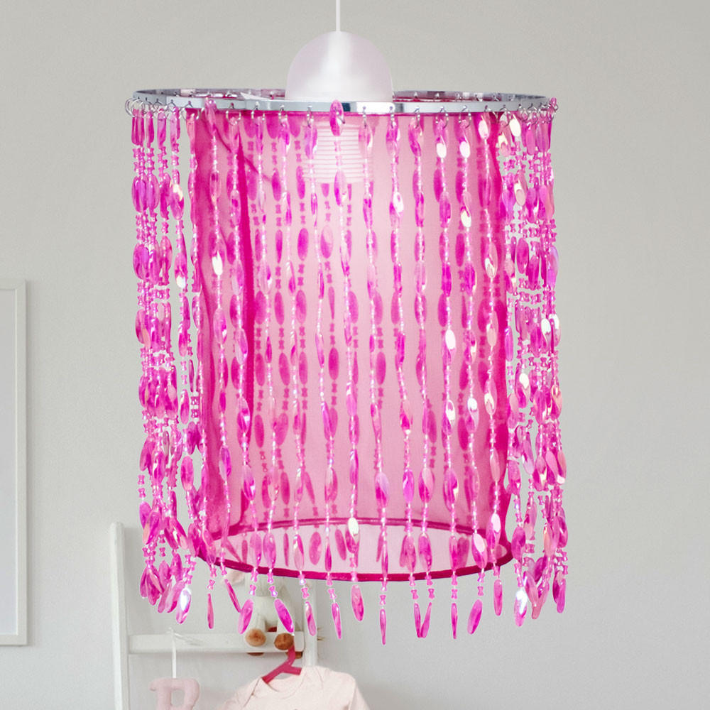 Thumbnail - Hängeleuchte, Rosa, Metall, Rund, 22.5x29x22.5 cm, Lampen & Leuchten, Innenbeleuchtung, Hängelampen, Pendelleuchten