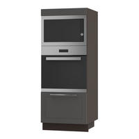 BACKOFENHOCHSCHRANK Kvantum D5AA/60/154 Graphit Matt / Lava Matt 60 / 59 / 154cm - Dunkelgrau/Graphitfarben, Holz/Holzwerkstoff (60/154/59cm) - Feldmann-Wohnen
