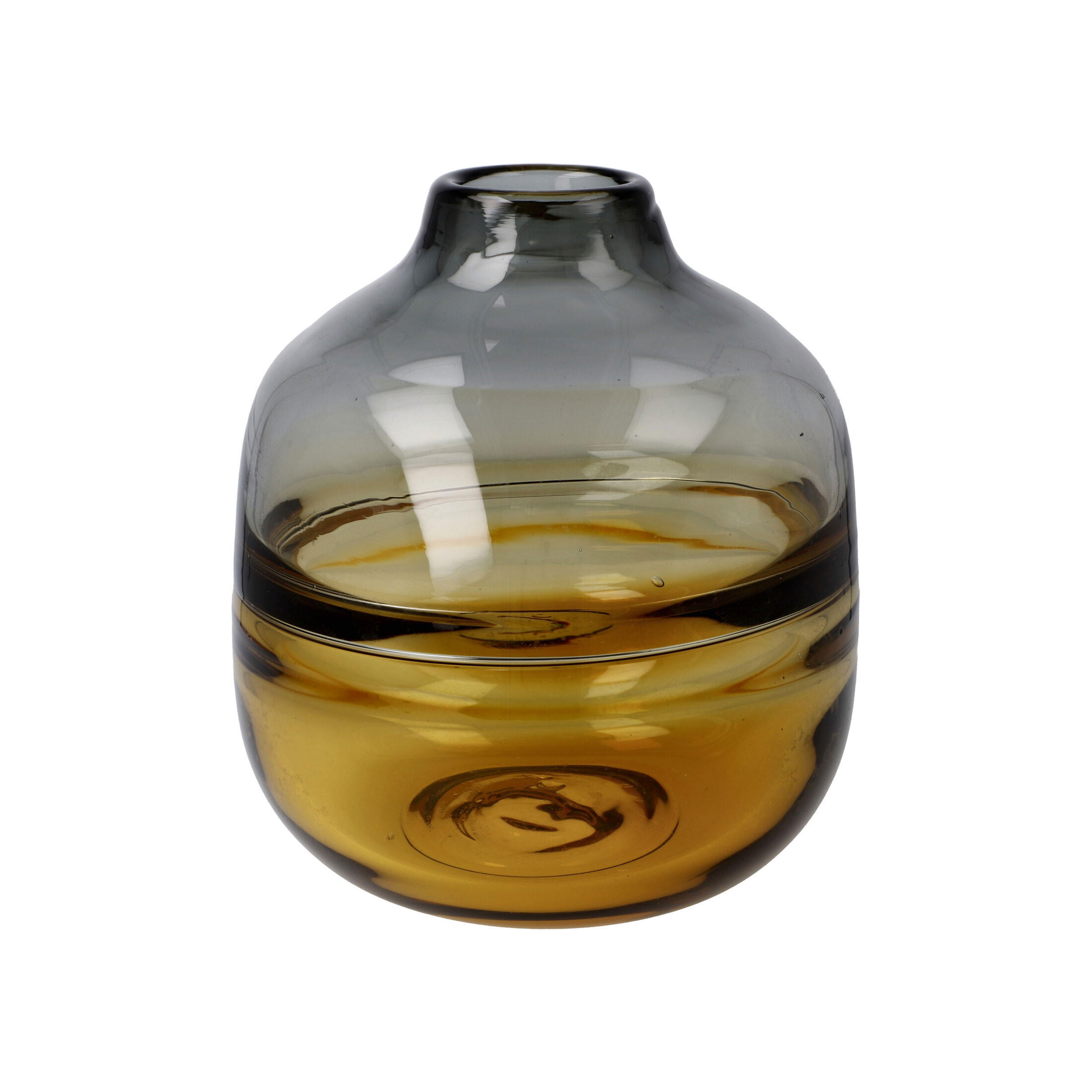 VASE Topaz Stone, Glas, Braun, 19 cm - Braun, Glas (19cm) - Goebel