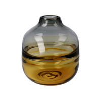 VASE Topaz Stone, Glas, Braun, 19 cm - Braun, Glas (19cm) - Goebel