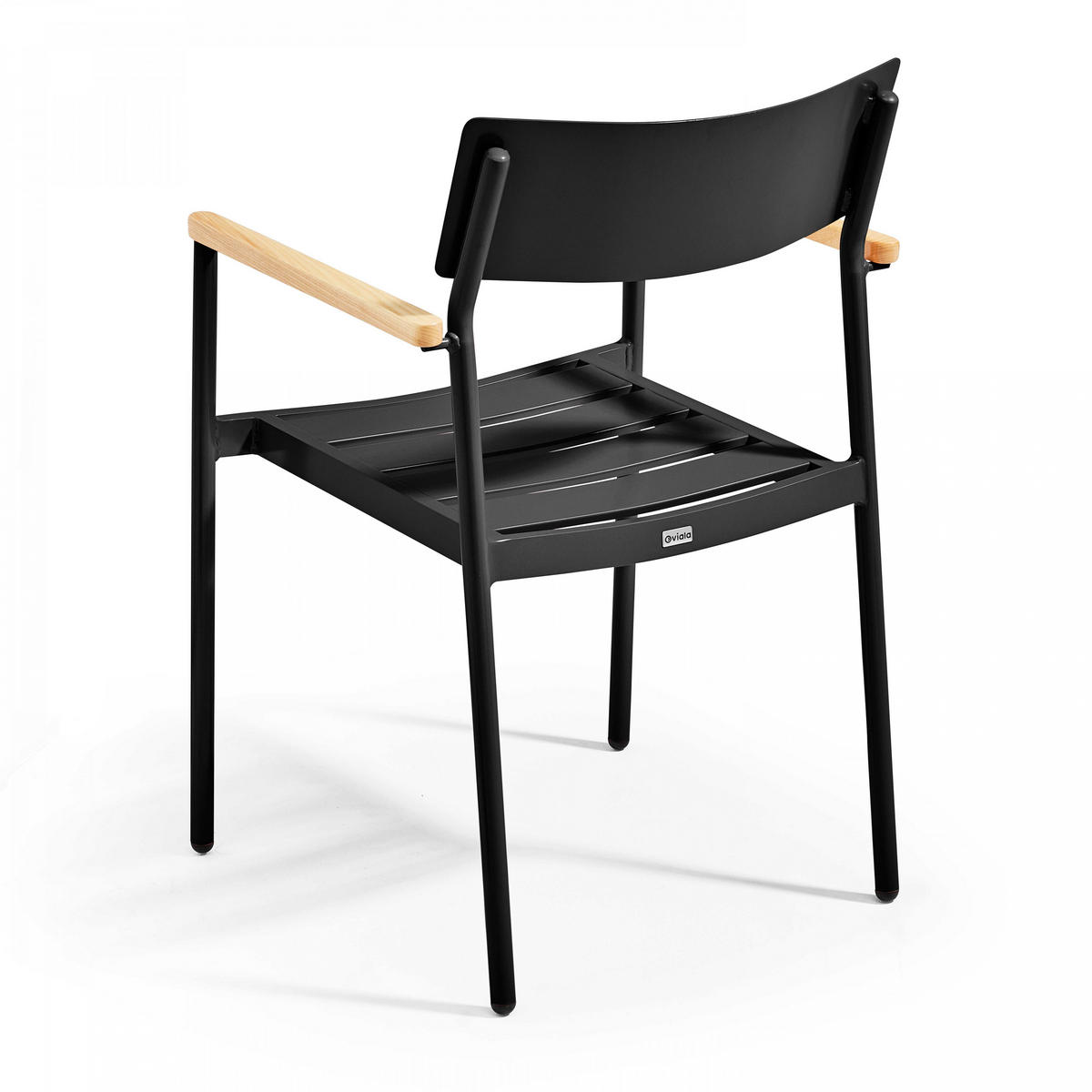 GARTENSET 3-tlg., Grau/Schwarz - Schwarz, Metall - Oviala