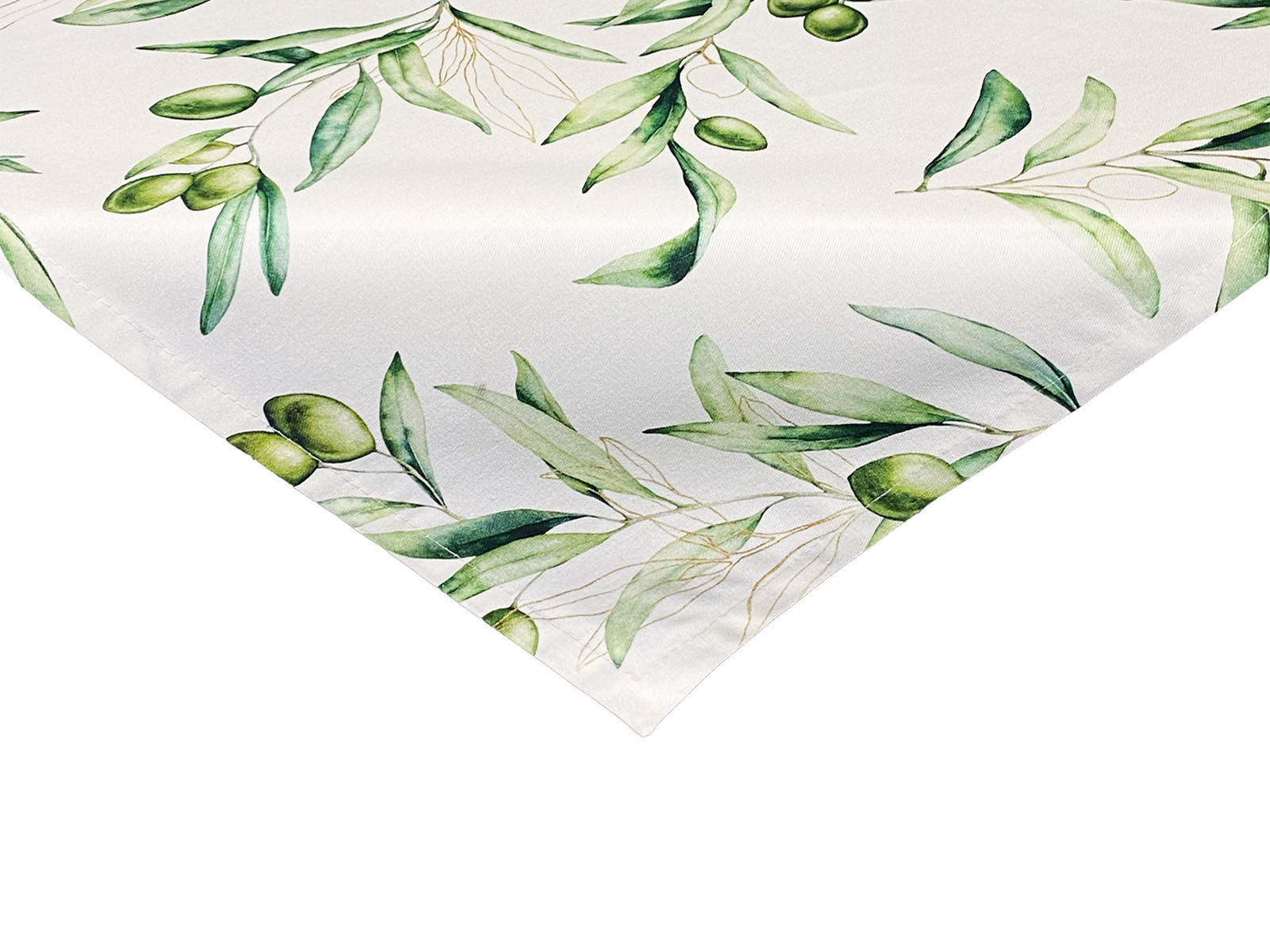 MITTELDECKE Italy Collection Oliven 80/80 cm - Ecru/Multicolor, Textil (80/80cm) - beties Heimtextil