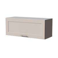 KLAPPHÄNGESCHRANK Oslo W4B/90 Grau / Kaschmir Matt 90 / 32,5 / 36cm - Blum Aventos - Kaschmir/Grau, Holz/Holzwerkstoff (90/36/32.5cm) - Feldmann-Wohnen