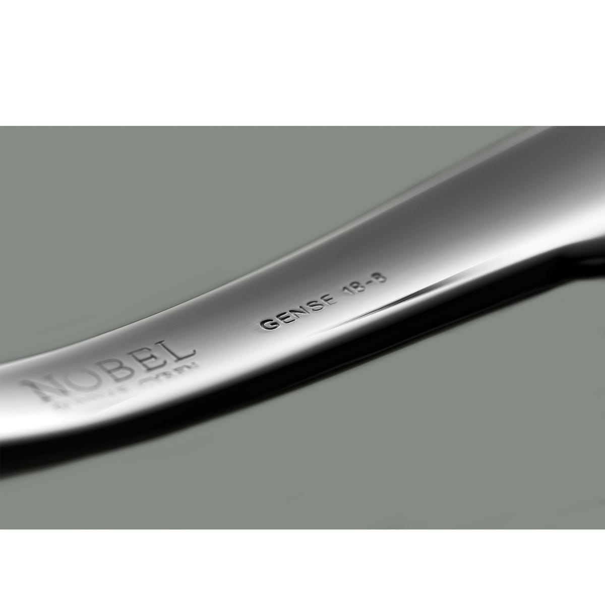 FISCHGABEL Nobel, 18/8 Edelstahl, 18.8 cm - Silberfarben, Metall - GENSE