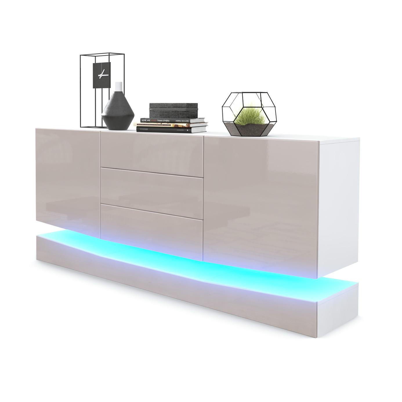 Vladon Sideboard Sand 178x82x39 cm