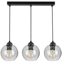 PENDELLEUCHTE HAGEN - Transparent, Glas/Metall (15/70/70cm) - kiki design