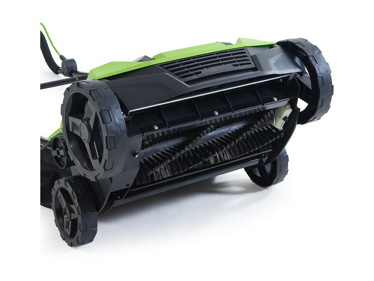 RASENMÄHER - 59.5cm x 45cm - Polypropylen - schwarz, grün - GRAMI - Schwarz, Kunststoff (59.5/34.5/45cm) - Vente-Unique