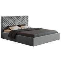 BETT Grau OLDO 2 Gepolstert Mit Bettkasten 180x200 cm - Grau, Textil (180/200cm) - Sepro Meble