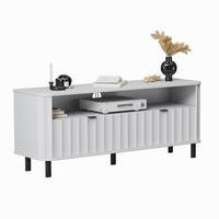 TV-LOWBOARD VITA stehend, 137 cm Alpinweiß - Weiß, Holzwerkstoff/Metall (137/57/40.5cm) - Idohome