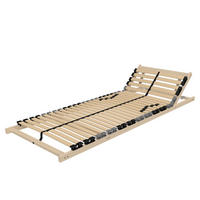 LATTENROST ErgoFlex 90x200 7-Zonen mit verstellbarem Kopfteil - Eschefarben/Buchefarben, Holz (90/200cm) - Mister Sandman