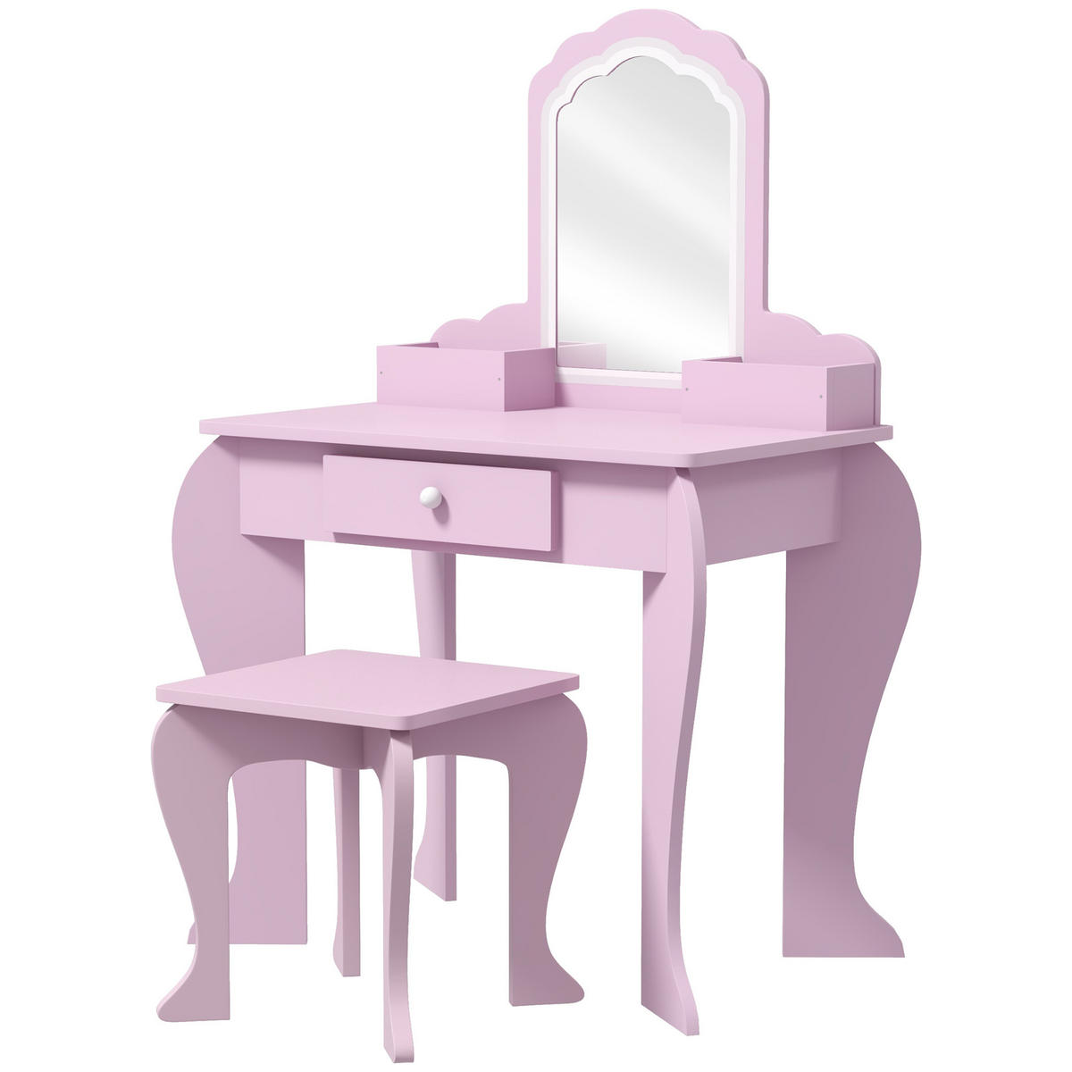 KINDERSCHMINKTISCH DE-18634 Rosa - Pink, Holzwerkstoff (36/86/55cm) - ComfortXL
