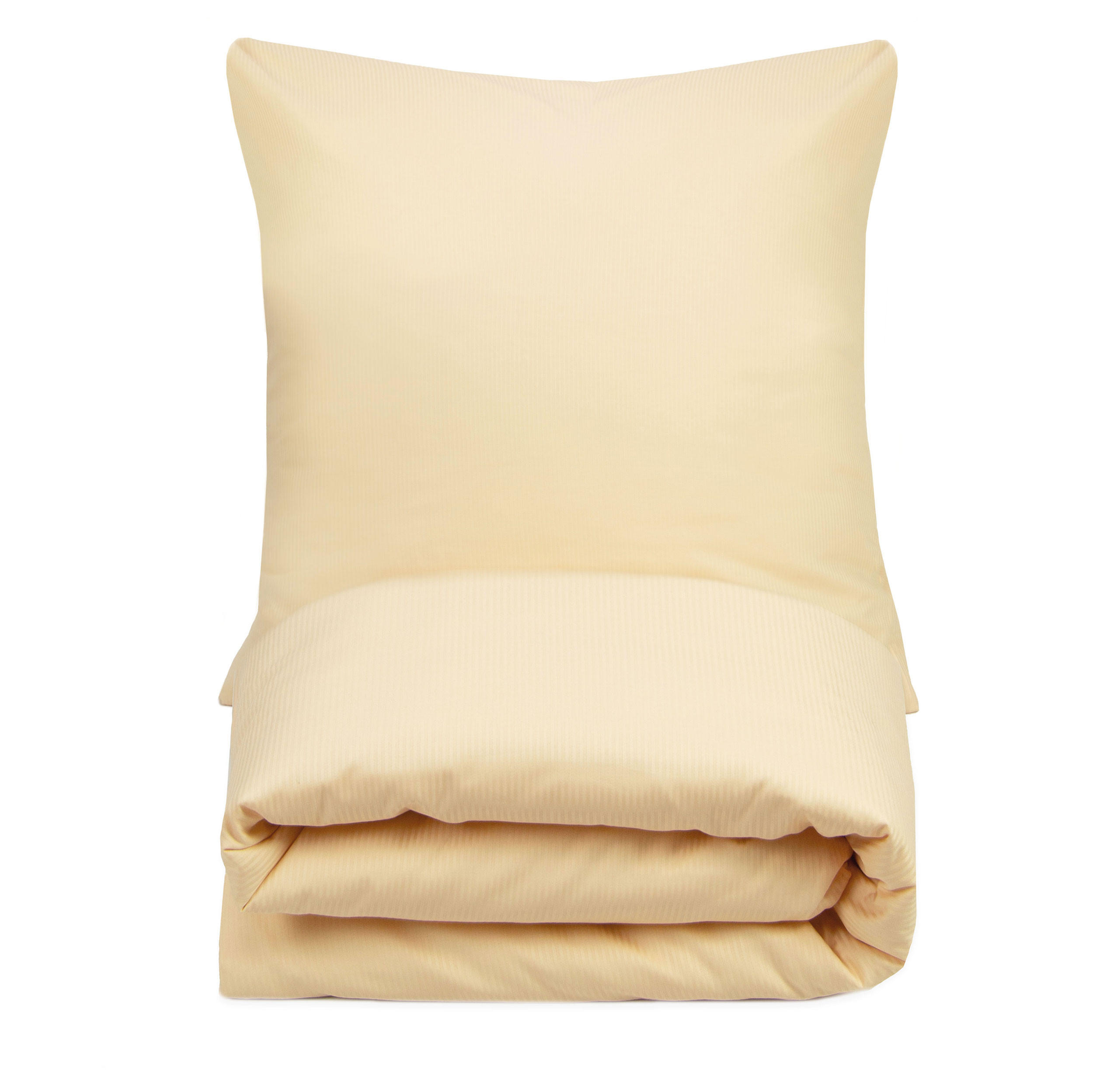 BETTWÄSCHE, 80x80 cm + 140x200 cm, 80% Baumwolle, 20% Polyester, Gelb - Goldfarben, Naturmaterialien (140/200cm) - Zollner