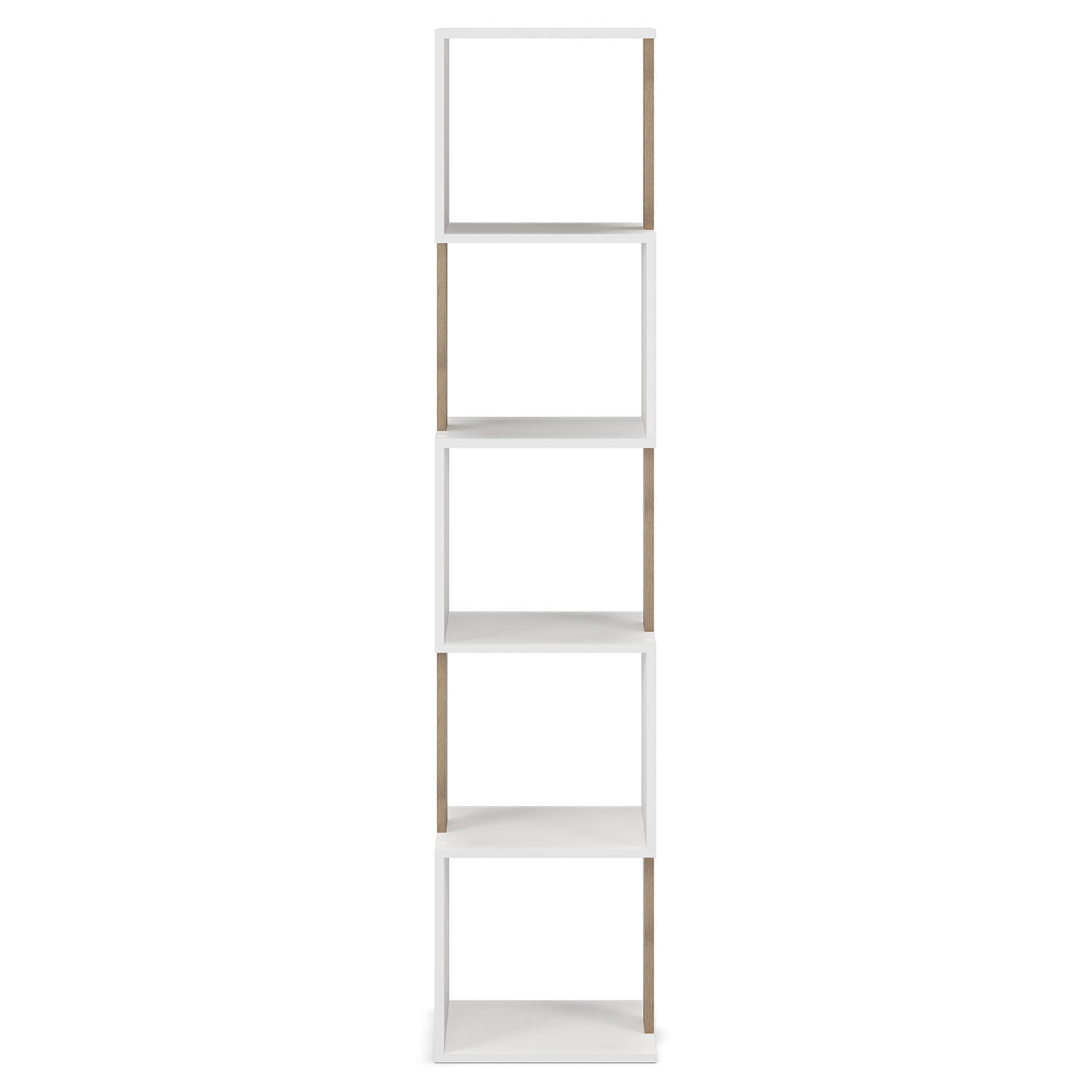 REGAL Maldivas 5 fächern weiß - Weiß, Holzwerkstoff (35/161/30cm) - VS Venta-stock