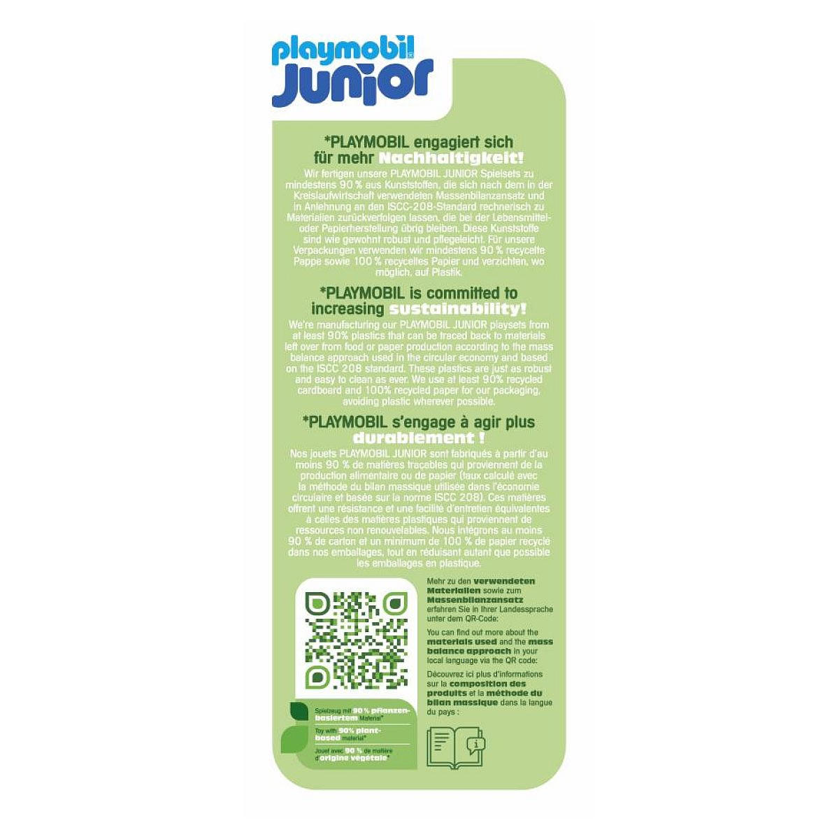 SPIELSET Junior-Bagger - Blau, Kunststoff (9/19/25cm) - Playmobil