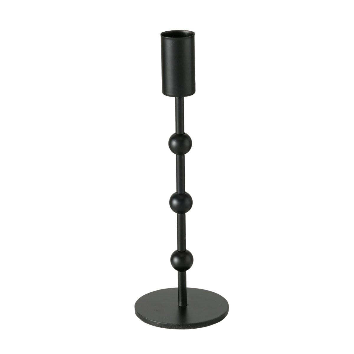KERZENSTÄNDER aus Metall Kimberly - Schwarz, Metall (9/30/9cm) - Boltze Home