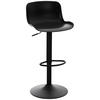 BARHOCKER Kunststoff schwarz - Schwarz, Kunststoff/Metall (44/81/44cm) - CLP