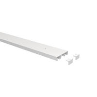 GARDINENSCHIENE / OBJEKTSCHIENE Primax 320 cm (geteilt in 2 x 160 cm), 2-läufig Weiß - Weiß, Metall (4.3/0.9/320cm) - INTERDECO