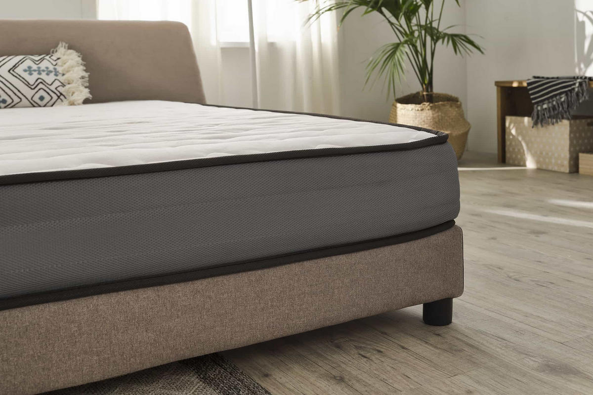MATRATZE Multi Flex Care - 21cm 135X190cm - Weiß, Textil (135/190cm) - Moonia