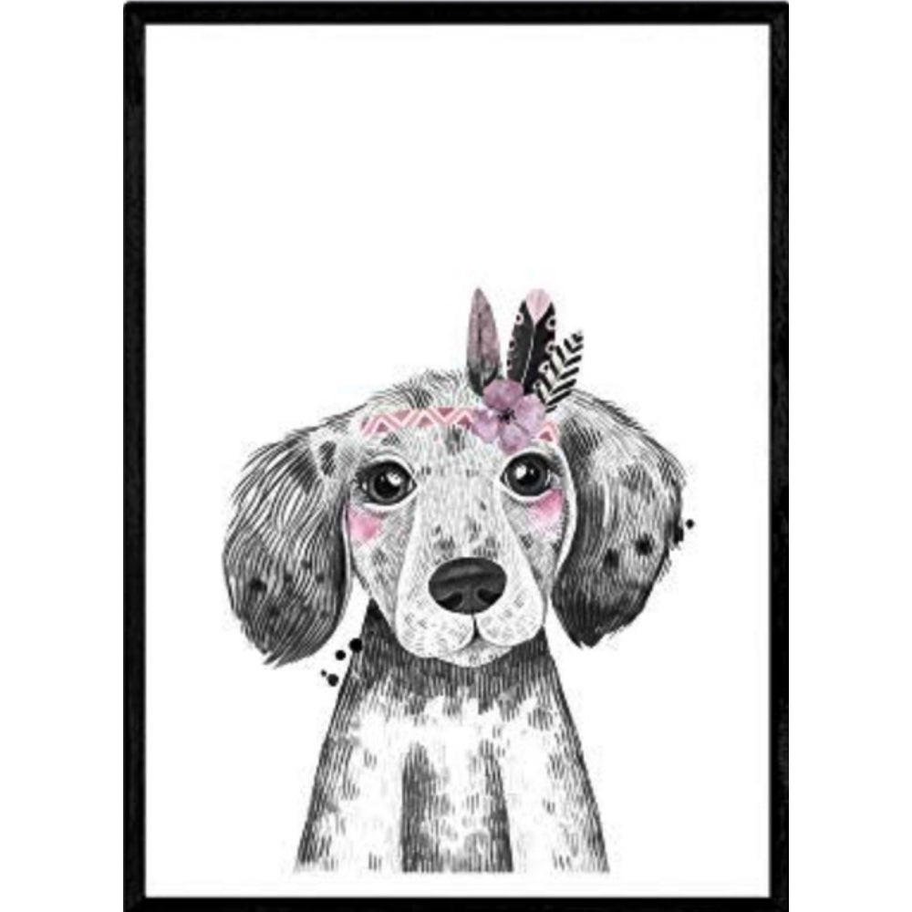 POSTER Kinder – Hund A3 Rahmenlos - Klar, Papier (29.7/5/42cm) - Nacnic