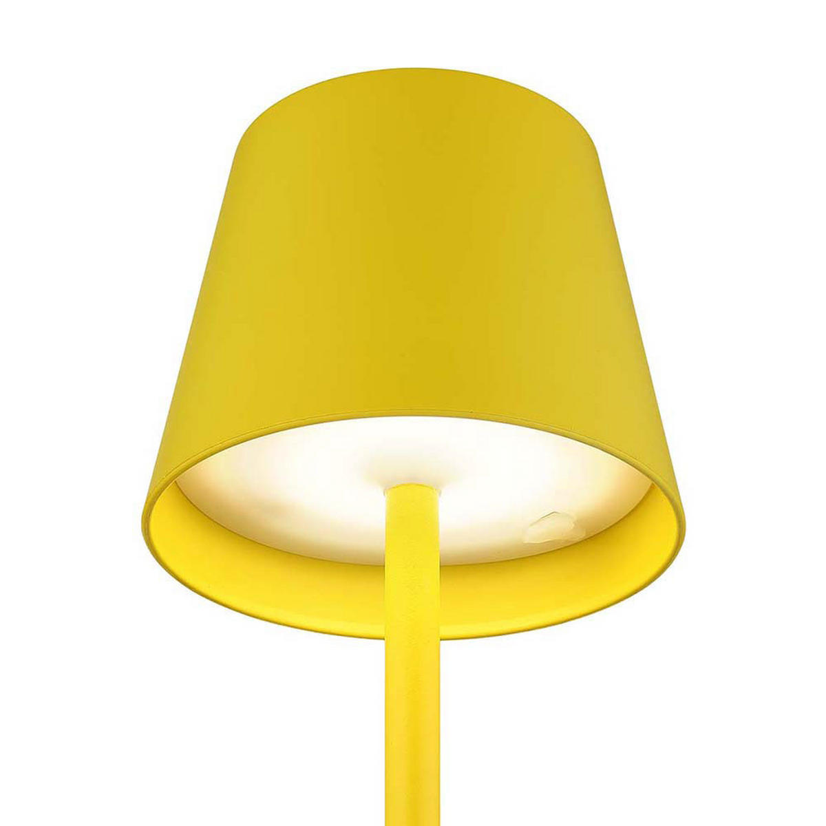 LED TISCHLAMPE VANNIE I Gelb - Gelb, Metall (11.5/11.5/36cm) - Globo Lighting