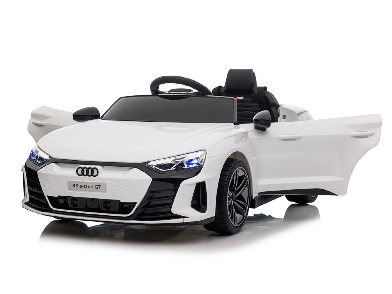 KINDER ELEKTROAUTO Audi RS e-tron GT Weiß - Weiß, Kunststoff (103/58/41cm) - TPFLiving