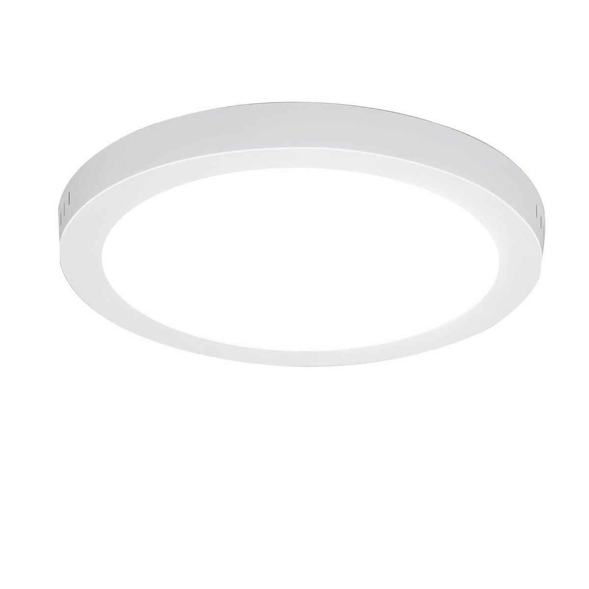 LED-DECKENLEUCHTE Heracles 23/23/4cm - Weiß, Kunststoff (23/23/4cm) - ZMH