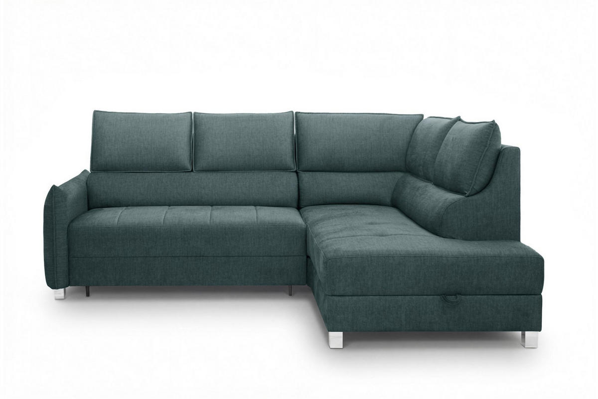 ECKSOFA Marno In Chill Me - Grün, Holzwerkstoff/Textil (260/200cm) - Fun Möbel