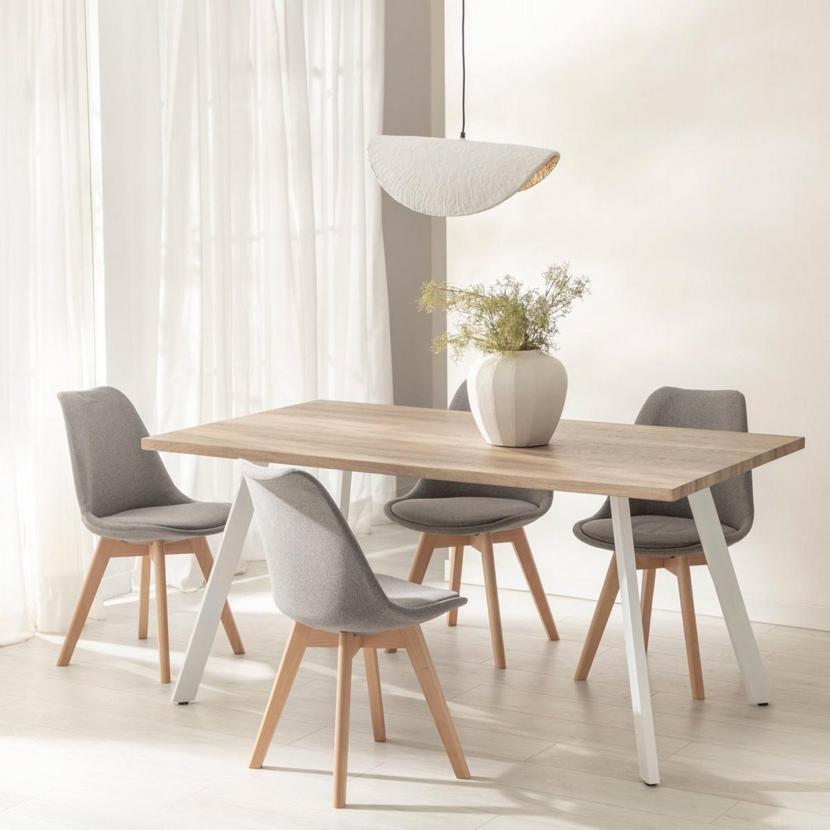 ESSZIMMERSTUHL Kler Grau 49 cm x 82 cm - Grau, Textil (49/82/54cm)