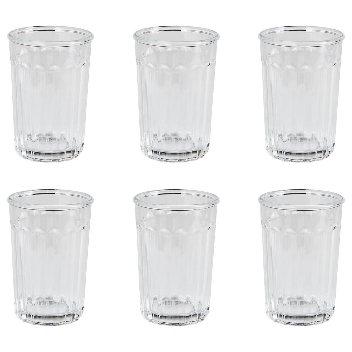TRINKGLAS (6er-Set) Baretto 380ml - Transparent, Glas (0.5L) - Butlers