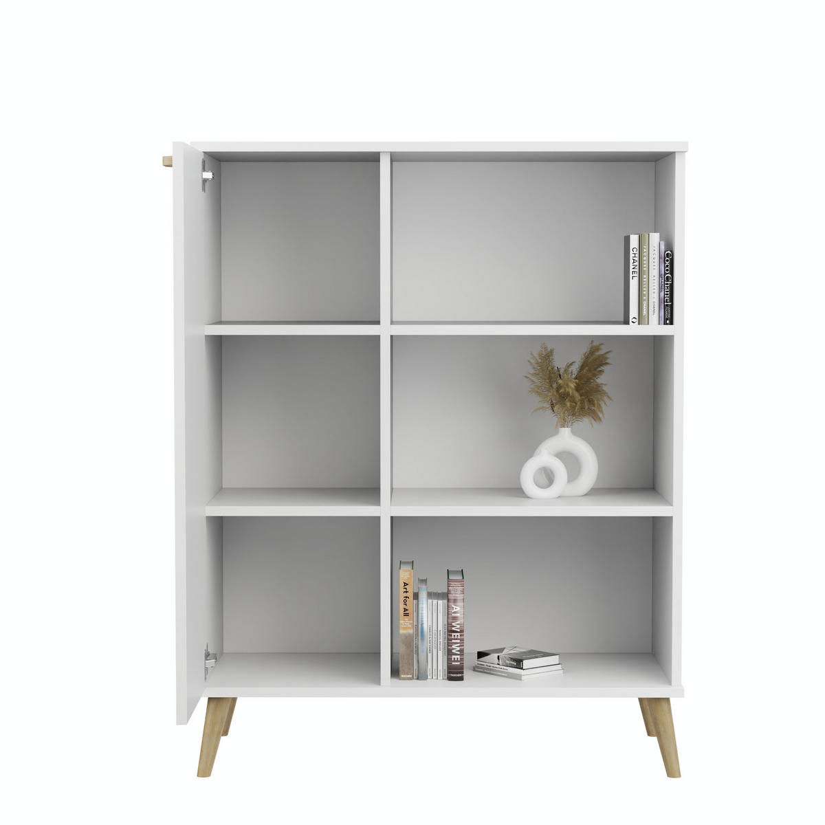 BÜCHERREGAL Fondi - Weiß, Holzwerkstoff (40/116/90cm) - RAUMHIRSCH FURNITURE
