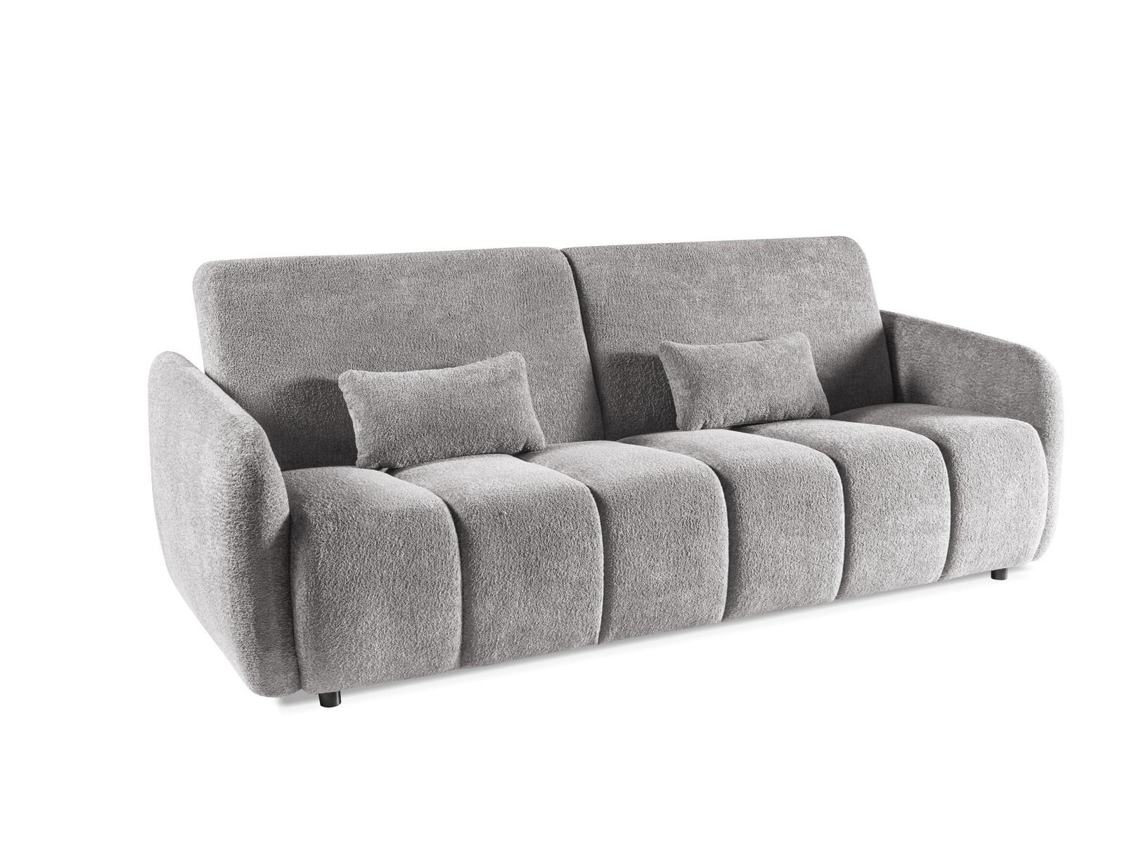 XXXLutz Sofa Grau 225x93x100 cm