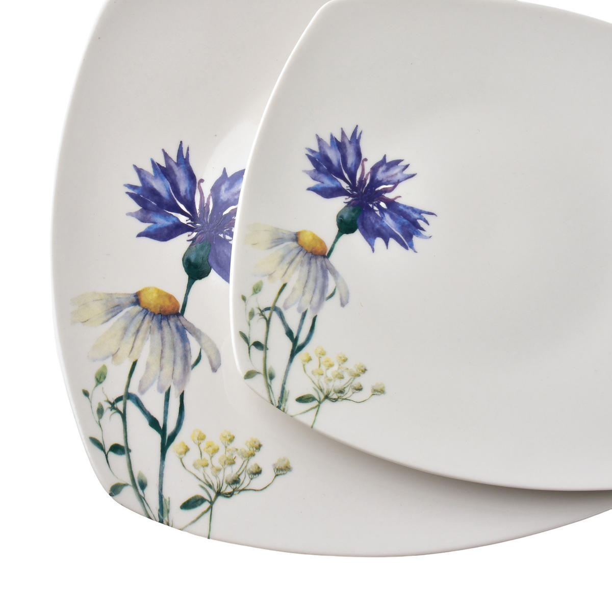 GESCHIRR-SET Lea 18-tlg Blau 30/30/20cm Porzellan - Blau, Keramik (30/20/30cm) - Mondex