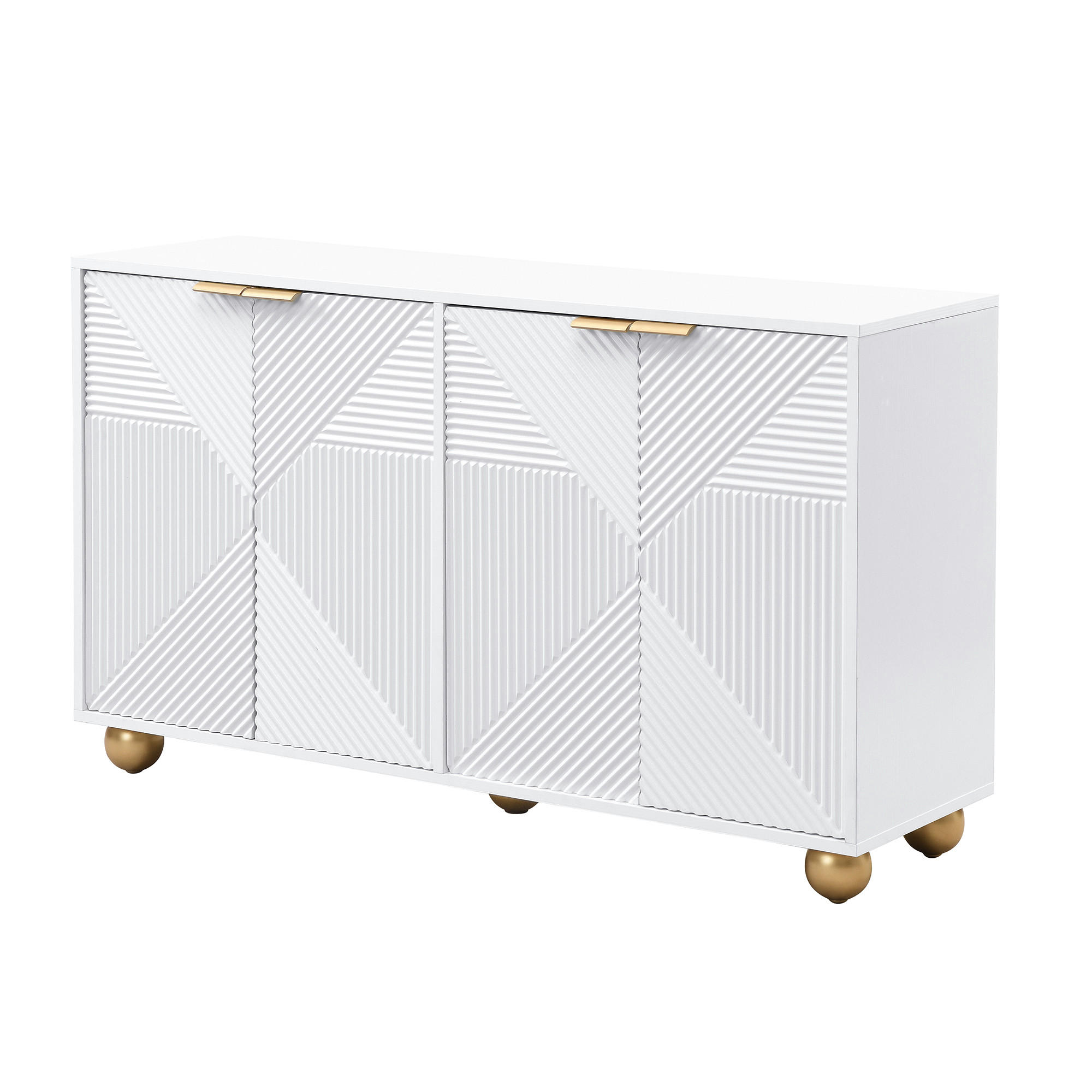 ComfortXL Sideboard Weiß 120x71.5x35 cm