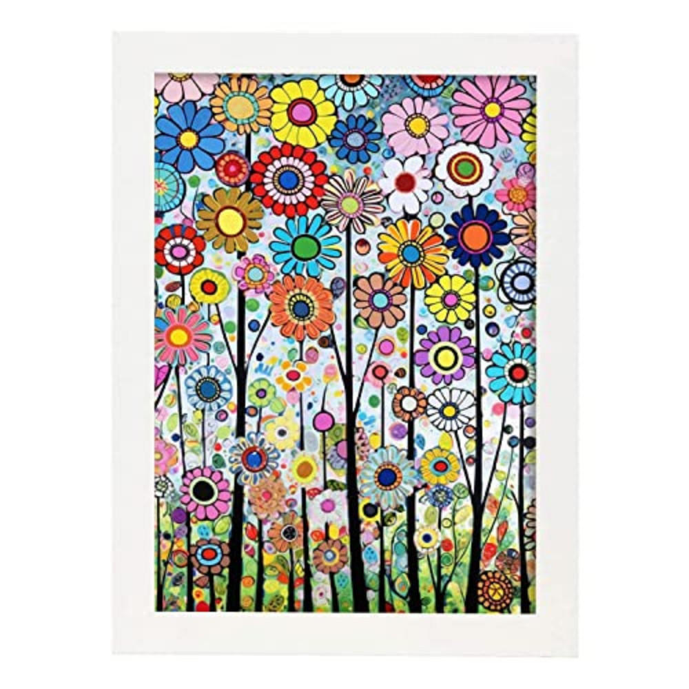 POSTER Karla Gerard – Urbaner Garten A3 Weißer Rahmen - Weiß, Papier (29.7/5/42cm) - Nacnic