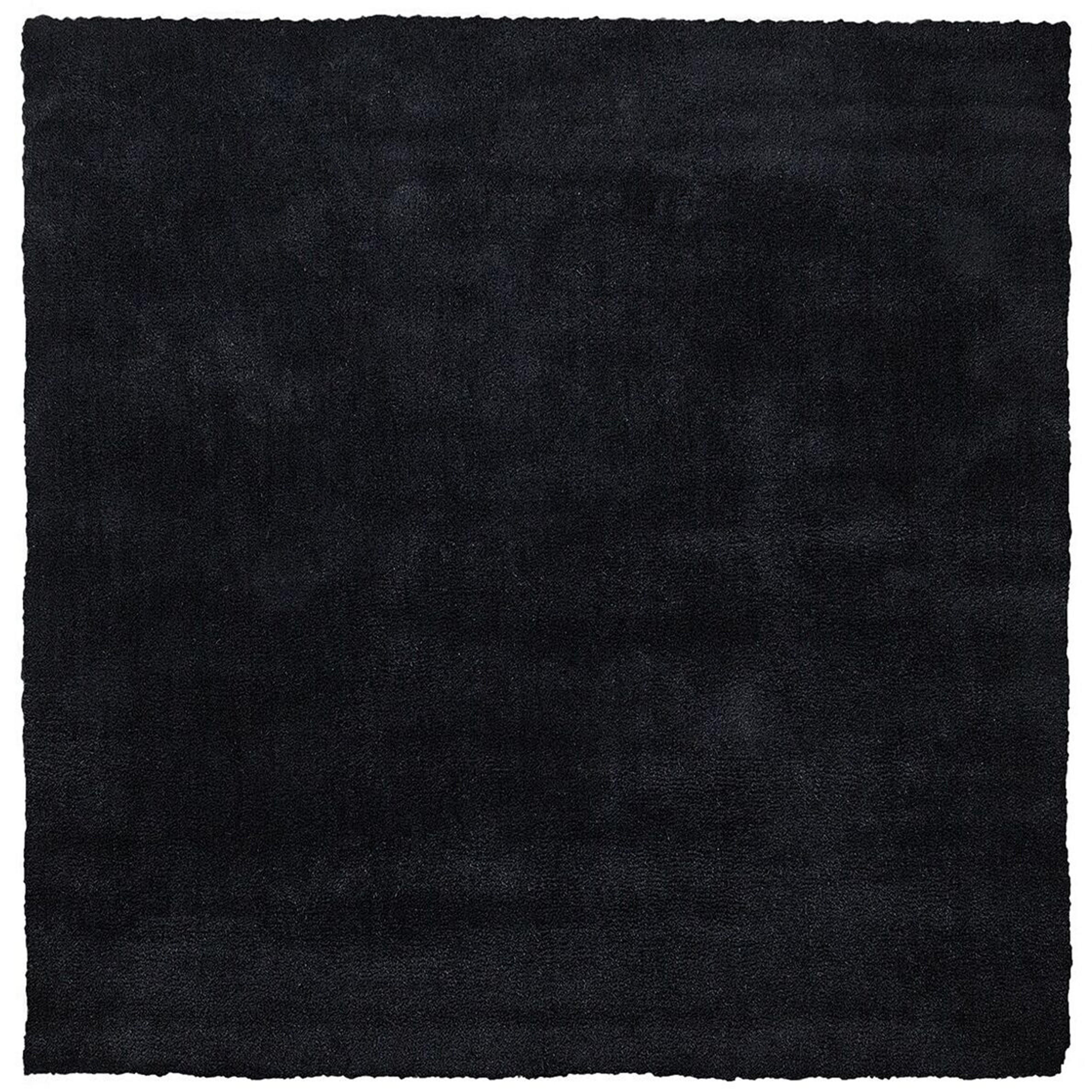 SHAGGY-TEPPICH Demre 200/200 cm - Schwarz, Kunststoff (200/200cm) - Beliani