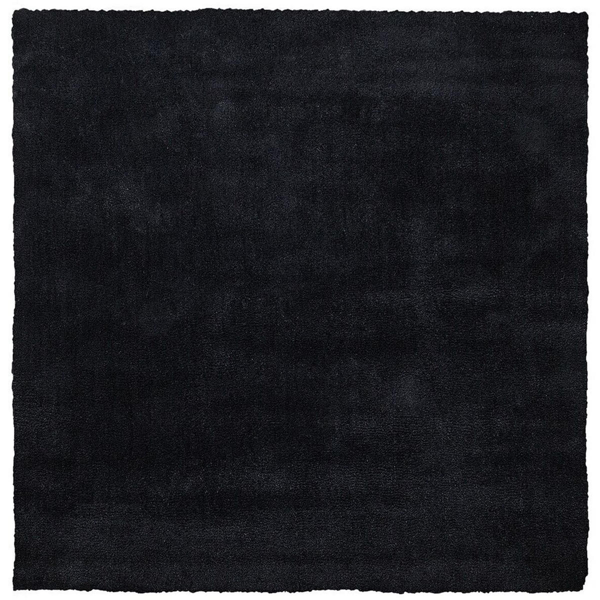 SHAGGY-TEPPICH Demre 200/200 cm - Schwarz, Kunststoff (200/200cm) - Beliani