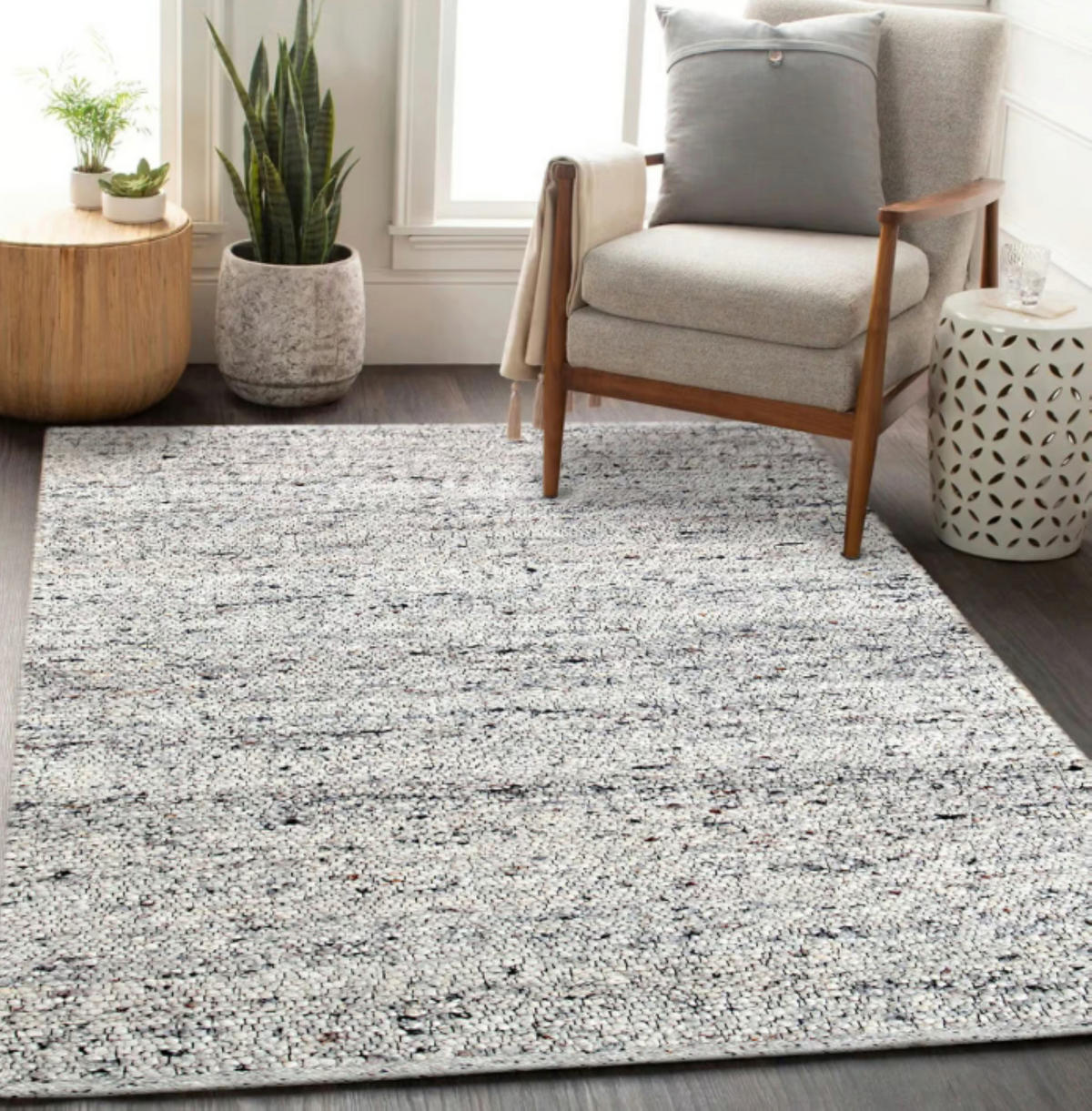 TEPPICH Wohn-/Schlafzimmer Wolle SHEPERD Grau 170x240 cm - Grau, Naturmaterialien (170/240cm) - Novatrend