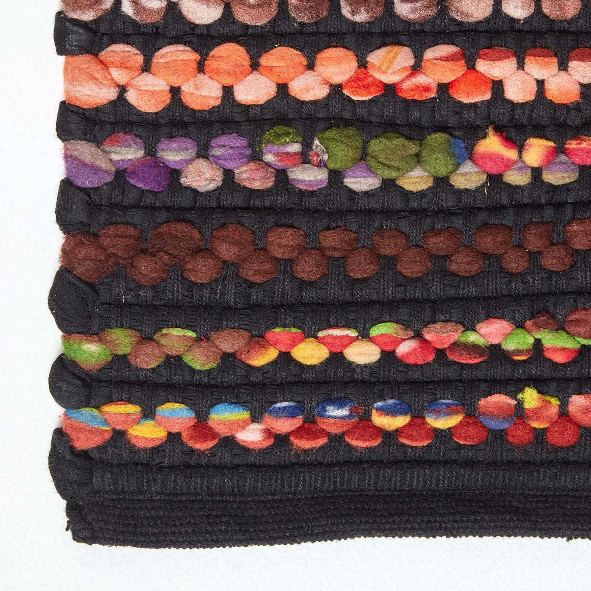 FLICKENTEPPICH-LÄUFER Folk 66/200 cm - Multicolor, Textil (66/200cm) - Homescapes