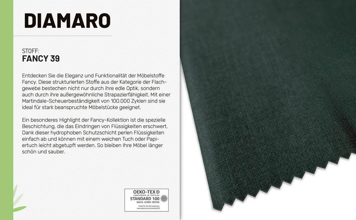 BOXBETT Diamaro 140x200 cm mit Bettkasten und Topper - Dunkelgrün - Grün, Holz (140/200cm) - Panda Möbel